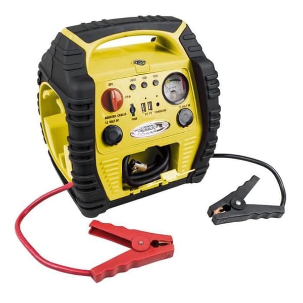 Starthjälp - Power Pack - 12V - 17Ah - 18bar kompressor - 5-ljus LED-lampa