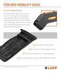 Miniatyrbillede 3 af 5: LAPP MOBILITY mesh-taske til Mobility Dock-opladeren (64713)
