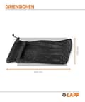 Miniatyrbillede 4 af 5: LAPP MOBILITY mesh-taske til Mobility Dock-opladeren (64713)