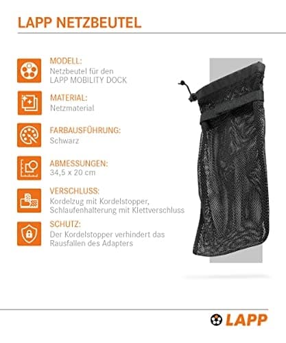 LAPP MOBILITY mesh-taske til Mobility Dock-opladeren (64713)