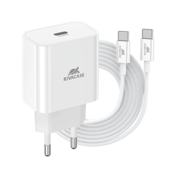 Mobillader vegg/hvit, RIVACASE Hvit