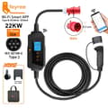 Miniatyrbillede 2 af 2: Bærbar EV-lader, 22KW Hurtigopladning, Wi-Fi APP-styring, 22KW APP NO Adapter