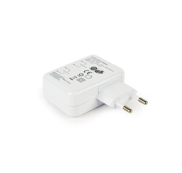 Lader usb universal hvit/4port eg-u4ac-02, Gembird