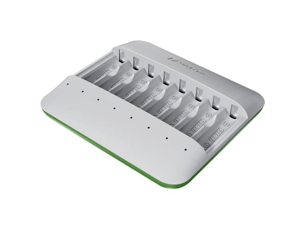 Varta Eco Multi - 1 t USB-batterilader - (for 8xAA/AAA) - på kabel: USB-C
