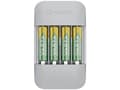 Miniatyrbilde 1 av 4: Eco Charger Pro Recycled inkl. 4x AA 2100 mAh