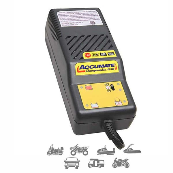 Optimate Oplader Accummate 6/12v Tm-06sae Søvfarvet