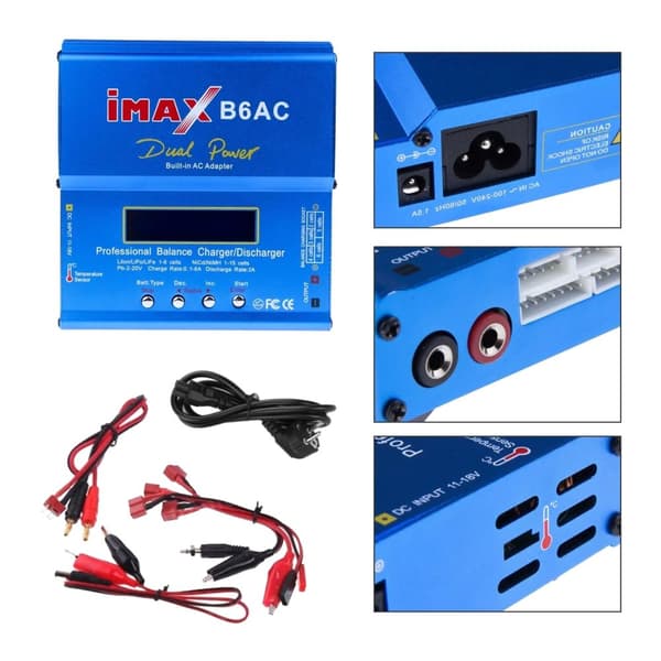 iMAX B6 80W E6168 balanceringsoplader