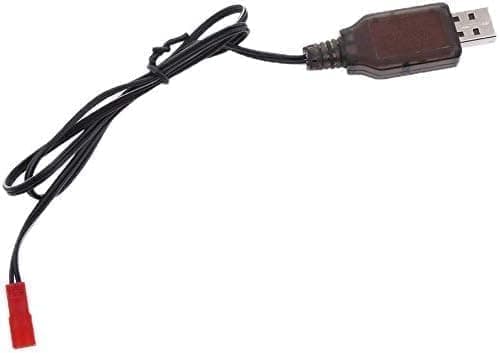 Yunique - USB 6V MH Ni-CD-laddare för batterier Leksaker Fjärrkontroll | JST 2P-kabel | Laddnings- och kortslutningsskydd | Lämplig för drönare,