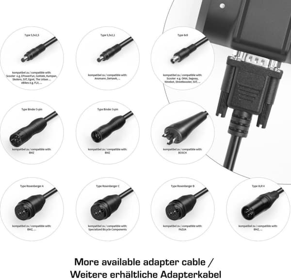 ONgineer LiON Smart Charger 36V med Rosenberger A-kontakt (11206C22)