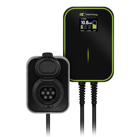GREEN CELL WALLBOX EV POWERBOX 22KW WITH SOCKET & RFID