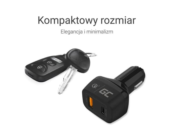 Green Cell CAD33 mobiililaturi musta sisäkäyttöön