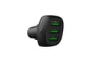 Miniatyrbillede 1 af 4: Green Cell CADGC01 PoweRide Biloplader 54W 3x USB 18W Ultra Charge