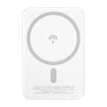 Miniatyrbillede 1 af 3: Powerbank 5000mAh med MagSafe og trådløs opladning - Hvid