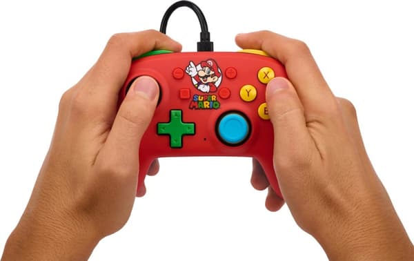 PowerA Nano Wired Controller -peliohjain, Mario Medley, Switch