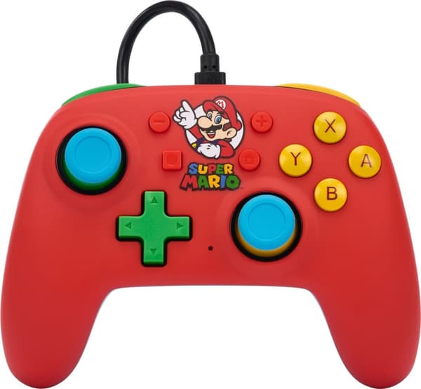 PowerA Nano Wired Controller -peliohjain, Mario Medley, Switch