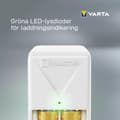 Miniatyrbilde 7 av 9: Varta Mini Charger, includes 2x AA 2100 mAh