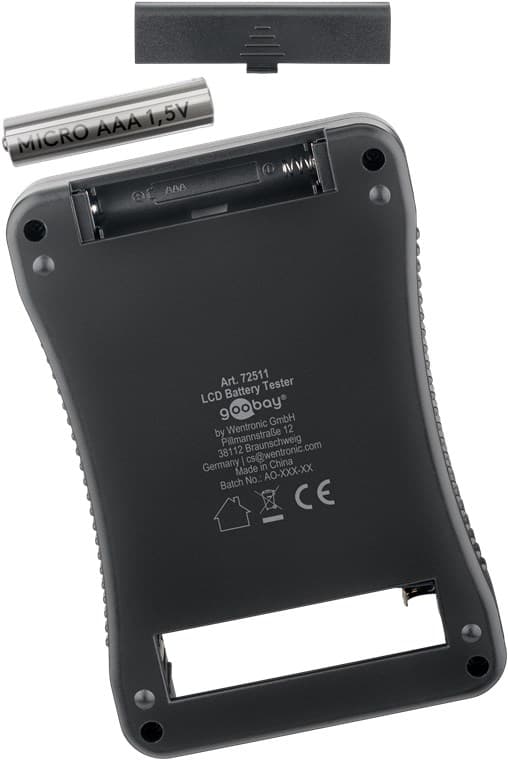Batteritester med LCD-display