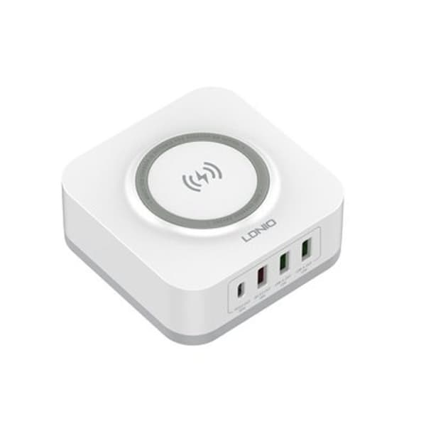 Ldnio Charger 4 Port (3a1c) 30w 5v 3a Wireless 18w 5v 3a Aw004