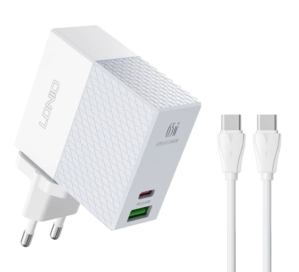 Ldnio Charger 2 Port (1a1c) 65w 5v 3a A2620c