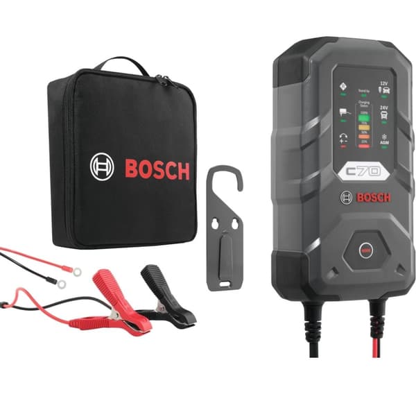 Akkulaturi Bosch C70 10A 12/24V