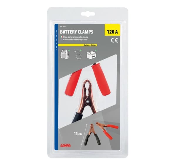 Käynnistyslankapihdit 120A 15cm