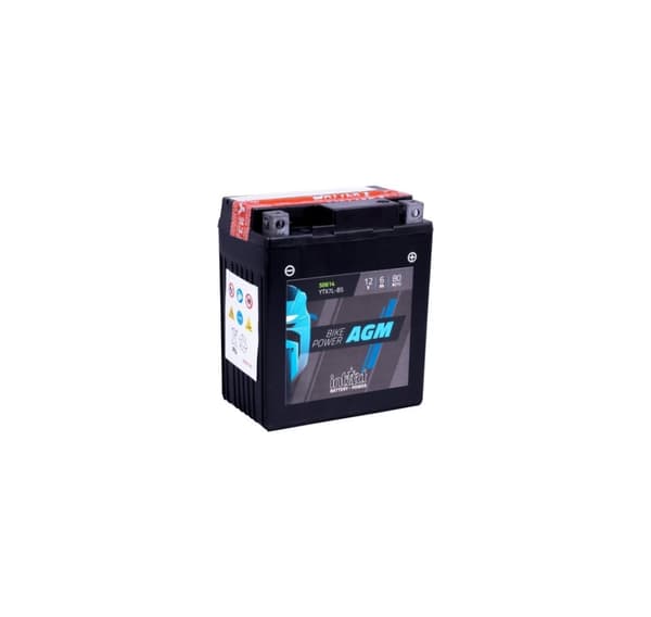 Intact 12V 6Ah YTX7L-BS AGM 114x70x130-+