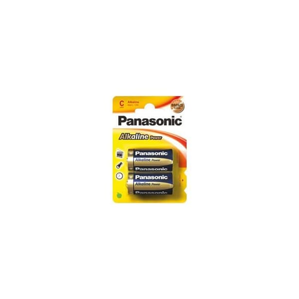 Hög alkalisk LR 14 PAP 2-BL - PANASONIC - Alkaline Power - 1.5 V - Icke uppladdningsbar - 2 stycken