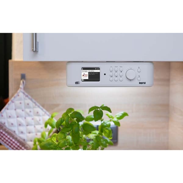 imperial DABMAN i460 multifunktionel radio hvid-sølv