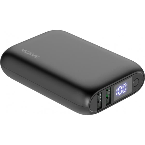 Wave Pocketpower - netadapter, 10 000 mAh, sort