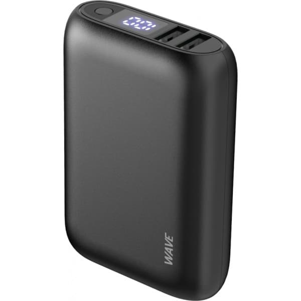 Wave Pocketpower - netadapter, 10 000 mAh, sort