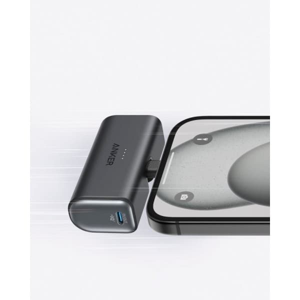Anker Nano Power Bank -strömförsörjning, 5000 mAh, svart