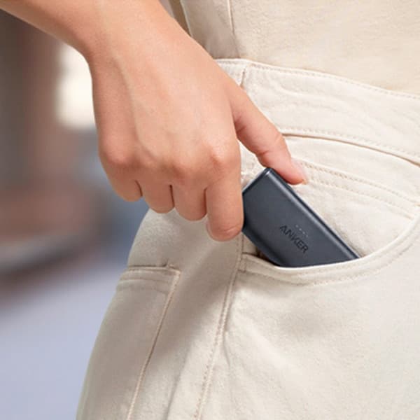 Anker Nano Power Bank -strömförsörjning, 5000 mAh, svart