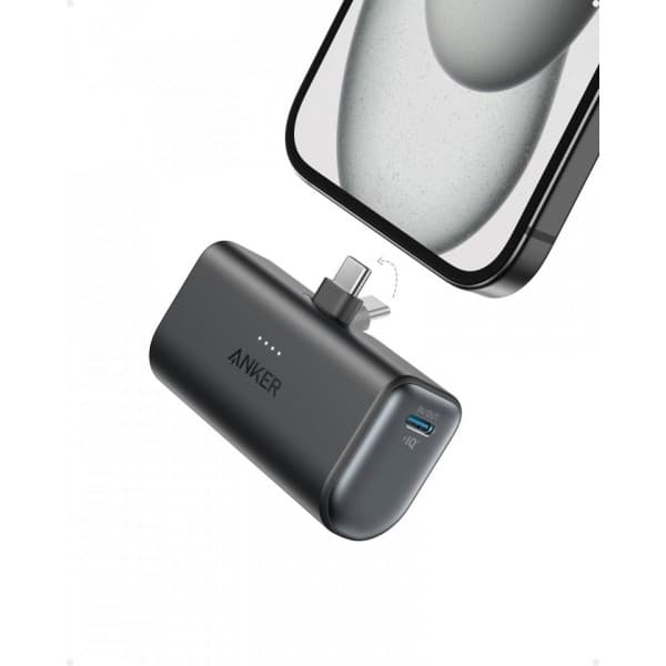 Anker Nano Power Bank -strömförsörjning, 5000 mAh, svart