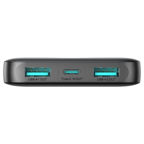 Joyroom powerbank 10000mAh med 2xUSB og 1xUSB-C til hurtig opladning