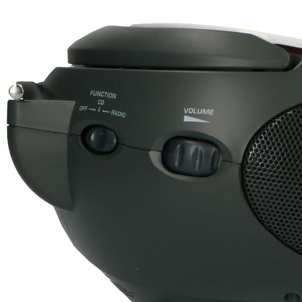 Lenco Bærbar stereo FM-radio med CD Hvid