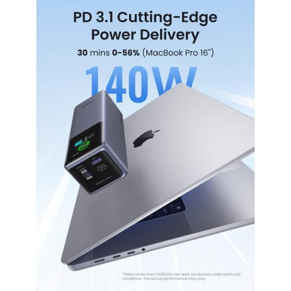 UGREEN Nexode 25000 mAh Power Bank -strømkilde, 200W