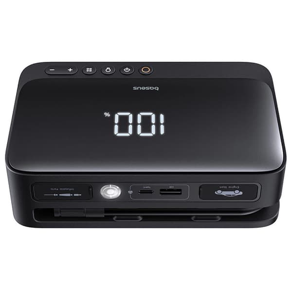 Baseus Super Energy 4i1 600A Powerbank / Kompressor / Lommelykt / Jump Starter