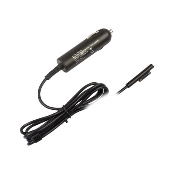MicroBattery Cigarettändaradapter (bil) 43 Watt för Microsoft Surface Book, Pro 3, Pro 4 Svart
