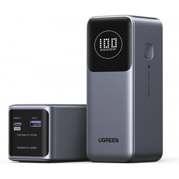 UGREEN Nexode 12000 mAh Power Bank -strømforsyning, 100W