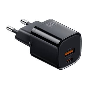 Lader Mcdodo Nano GaN CH-0151, USB + USB-C, 33W (svart)