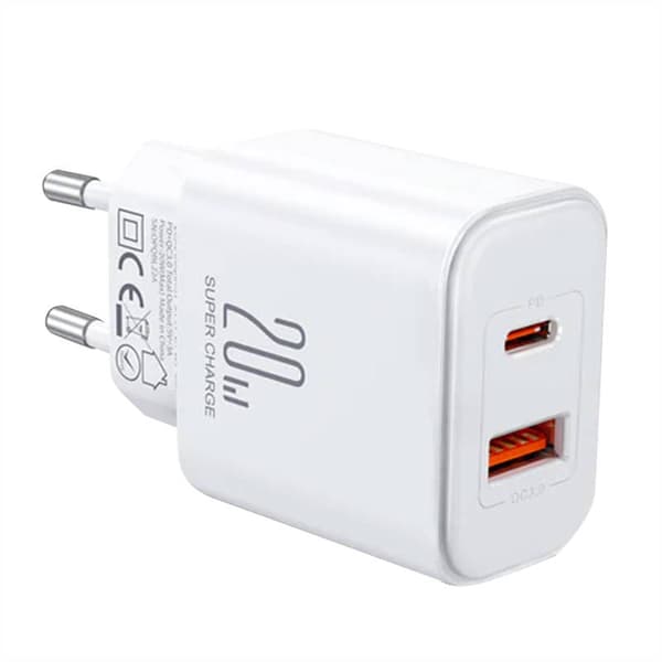 Lader Flash Joyroom JR-TCF05, (EU) 20W A+C (hvit)