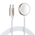Miniatyrbillede 3 af 3: Apple Watch Magnetisk oplader Joyroom S-IW011 USB-C 5V 1,2m (hvid)