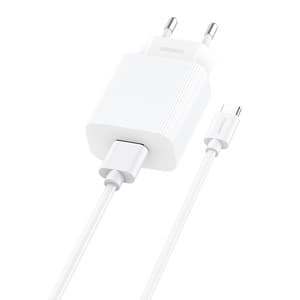 Hurtiglader Foneng 1x USB EU28 QC 3.0+ USB Type C-kabel