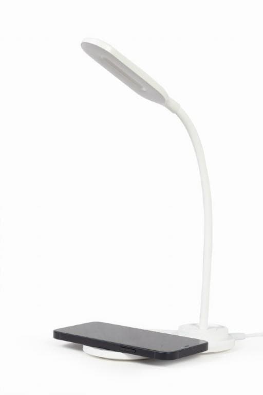 MOBILADDARE WRL BORDSLAMPA/WHT TA-WPC10-LED-01-W GEMBIRD