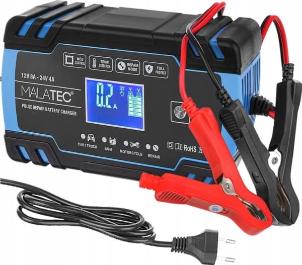 ExtraLink EXTRALINK AUTOMAATTINEN BATTERIN VARASTOINTI 12/24V 8A SININEN