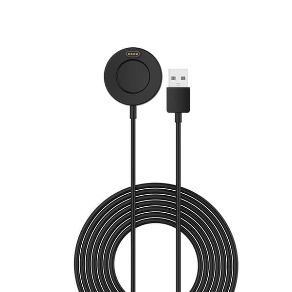 INF Garmin Fenix 8/7/6/5 Smartwatch-laddare, USB-A-laddningskabel med rund bas (1m)