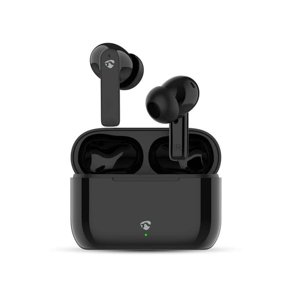 Nedis Fullt Trådlösa hörlurar | ENC (Environmental Noise Cancelling) | Bluetooth® | Maximal batteritid: 24 timmar | Tryck på Kontroll | Batteri hölje