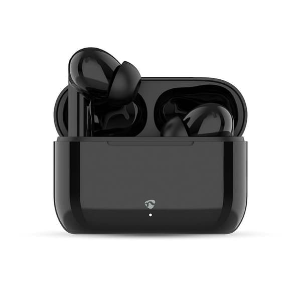 Nedis Fullt Trådlösa hörlurar | ENC (Environmental Noise Cancelling) | Bluetooth® | Maximal batteritid: 24 timmar | Tryck på Kontroll | Batteri hölje