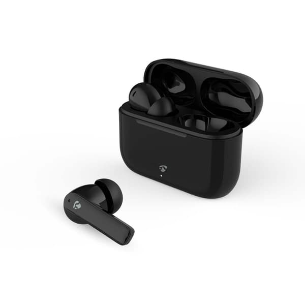 Nedis Fullt Trådlösa hörlurar | ENC (Environmental Noise Cancelling) | Bluetooth® | Maximal batteritid: 24 timmar | Tryck på Kontroll | Batteri hölje