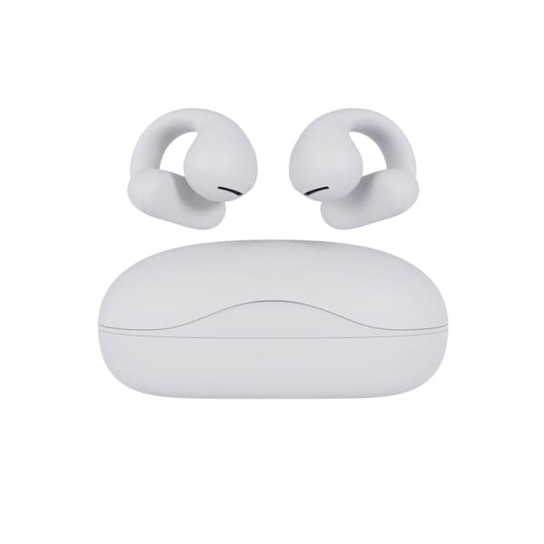 Happy Plugs Hörlur Clip OWS True-Wireless Vit